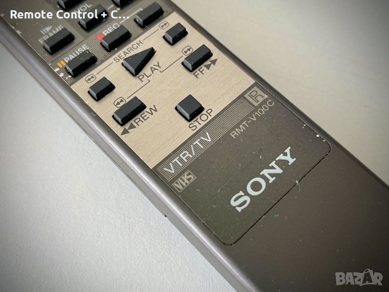 Дистанционно SONY RMT-V100C VTR/TV VHS, снимка 1