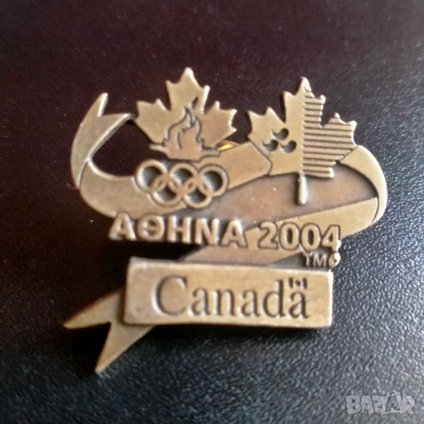 Значка Канада Олимпиада Атина 2004, снимка 1