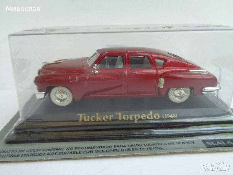 1:43 TUCKER TORPEDO 1948 ИГРАЧКА КОЛИЧКА МОДЕЛ, снимка 1