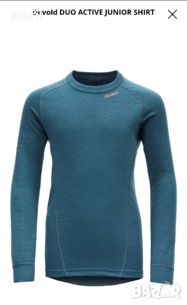 Devold мерино детска термо блуза 12+, снимка 1