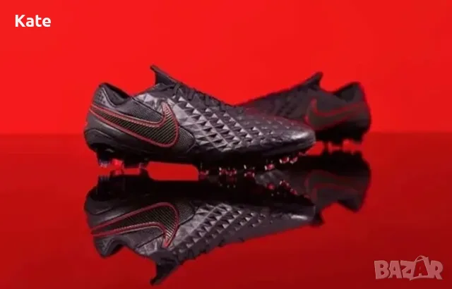 Nike Tiempo Legend 8 Pro FG Black/Chile Red AT6133-060 Size EUR40. Without Box., снимка 1