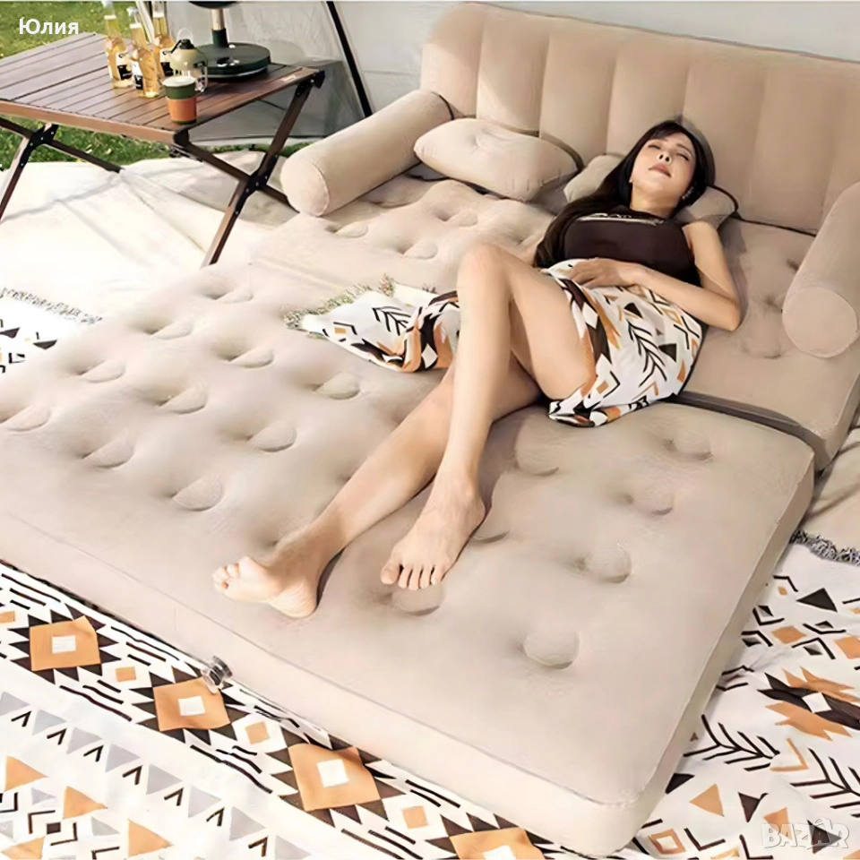 Двоен надуваем матрак, снимка 1