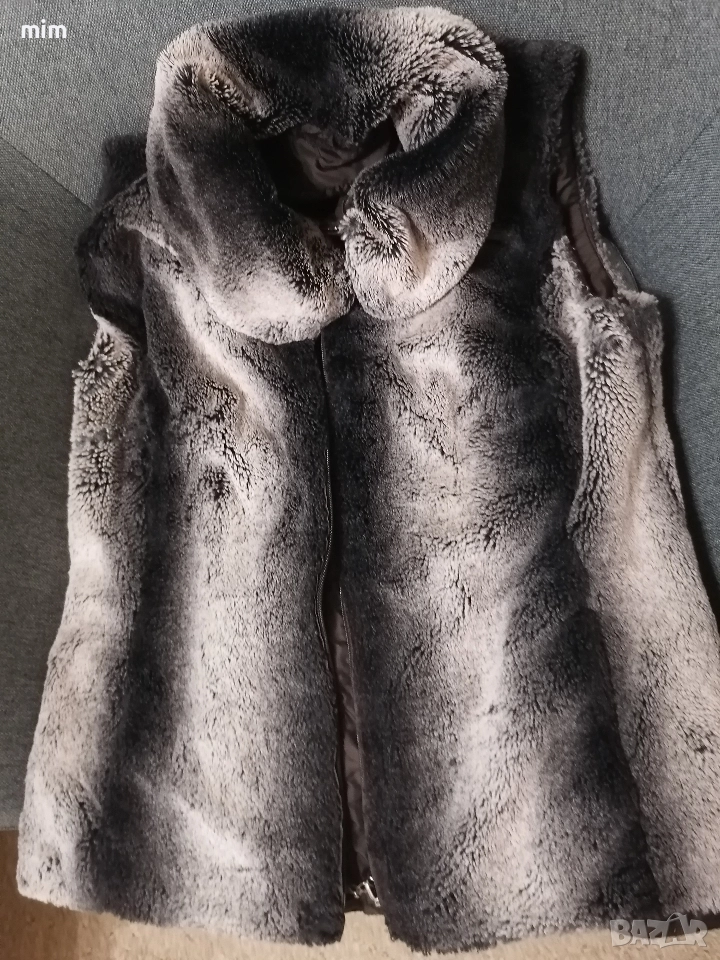 Пухен елек със цип, снимка 1