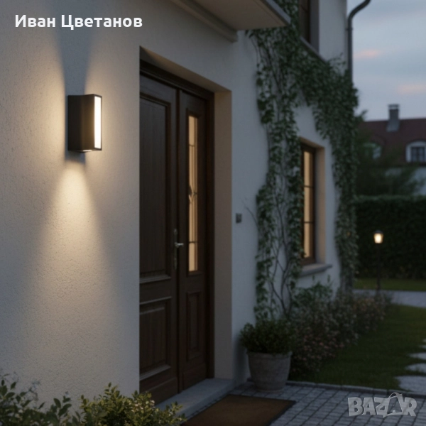 Висококачествена LED стенна лампа Luna Lighting – 11W, 3000K, 300 lm, снимка 1