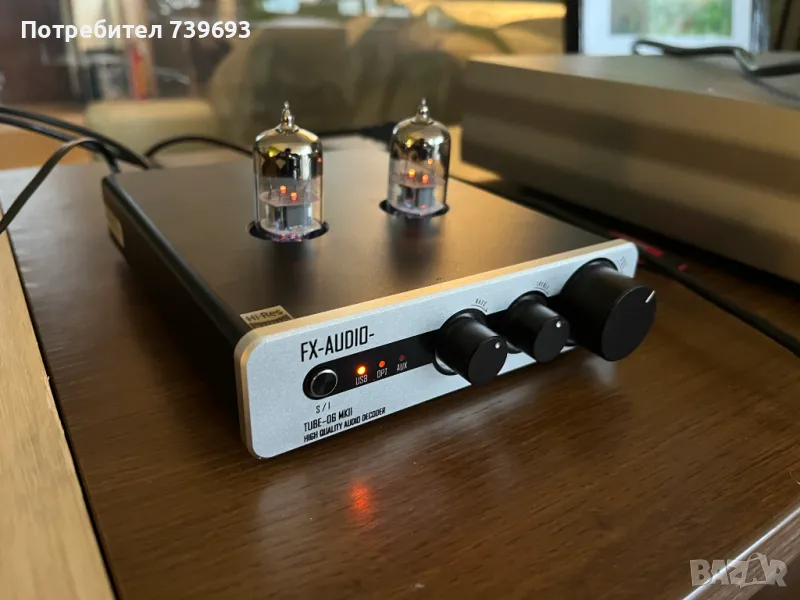 Продавам Dac FX-AUDIO TUBE-06 MKII Tube ES9018K2M 24bit 192kHz, снимка 1