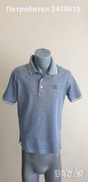 Paul & Shark Pique Cotton Italy Mens Size S ОРИГИНАЛНА Мъжка Тениска!, снимка 1