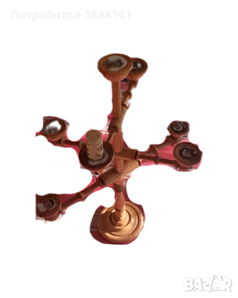 Свещник от дърво, снимка 1