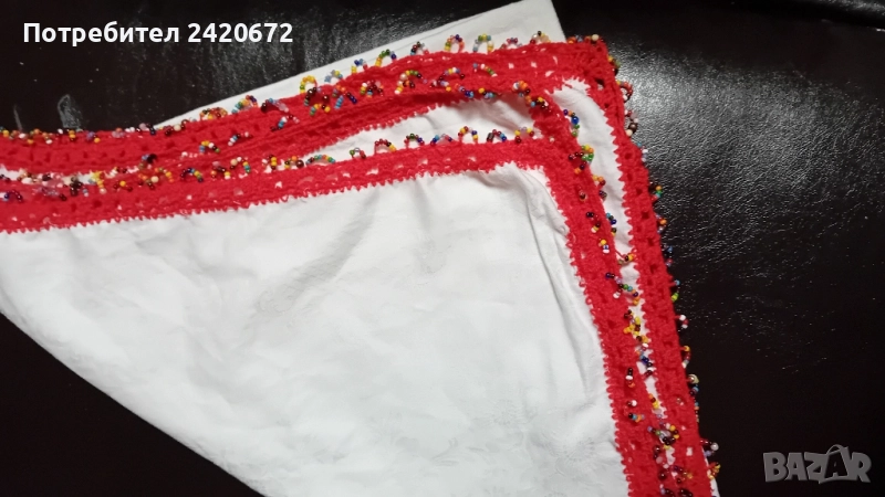 кърпа с маниста за носия, снимка 1