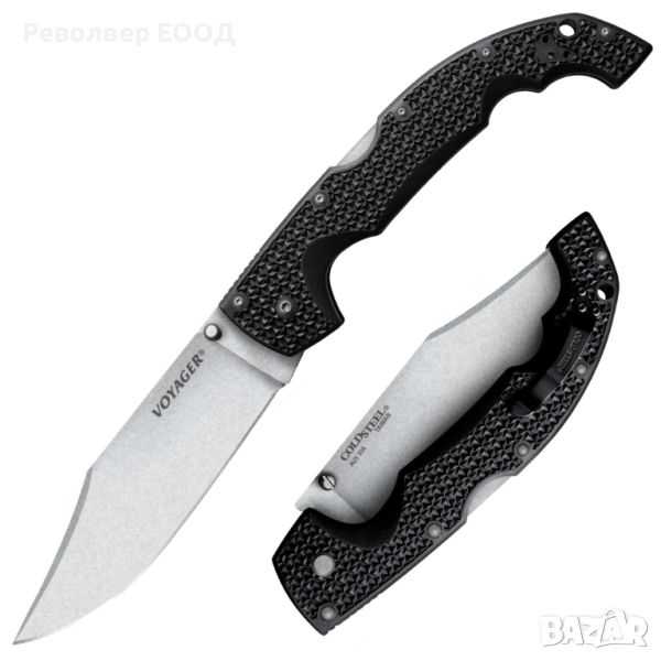 СГЪВАЕМ НОЖ COLD STEEL VOYAGER XL CLIPPOINT AUS10A, снимка 1