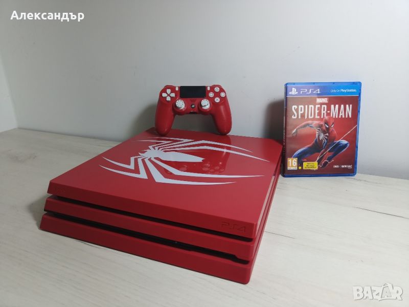 Playstation 4 Pro Spider Man Limited Edition / PS4 Pro / Плейстейшън 4 Про, снимка 1