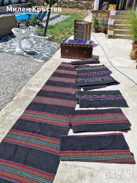 Черги,ръчно тъкани от 1925, снимка 1
