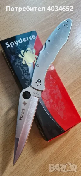 Сгъваем нож Spyderco Police Japan, снимка 1