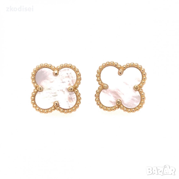 Златни обеци Van Cleef & Arpels 4,60гр. 14кр. проба:585 модел:34528-5, снимка 1