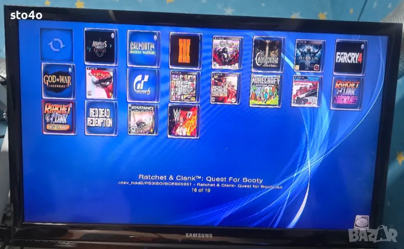 хакната Playstation 3 500 гб хард 2 контролера, снимка 1