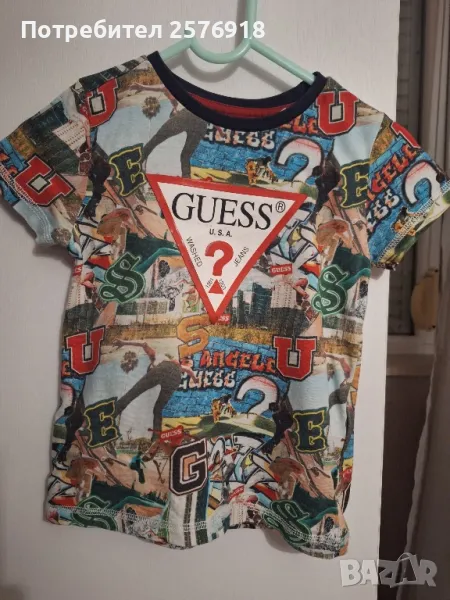 Оригинална тениска Guess 2-3г., снимка 1