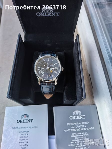 Orient Automatic Sun and Moon V3 Blue, снимка 1