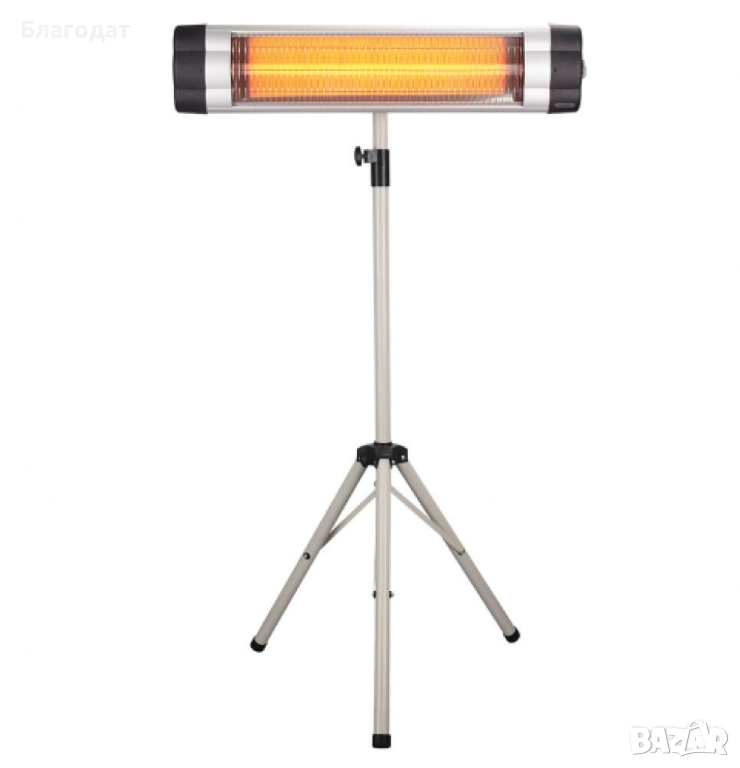 Печка , кварцова, 1500W, инфрачервена, стояща/стенна, снимка 1