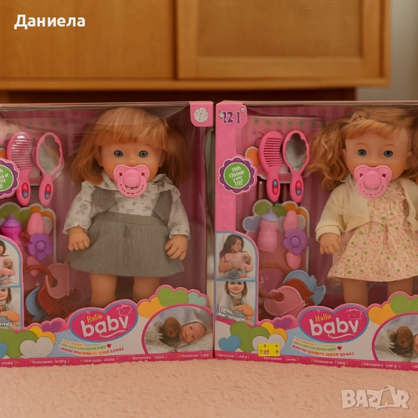 Кукла Hello Baby-говореща и пееща на български , снимка 1