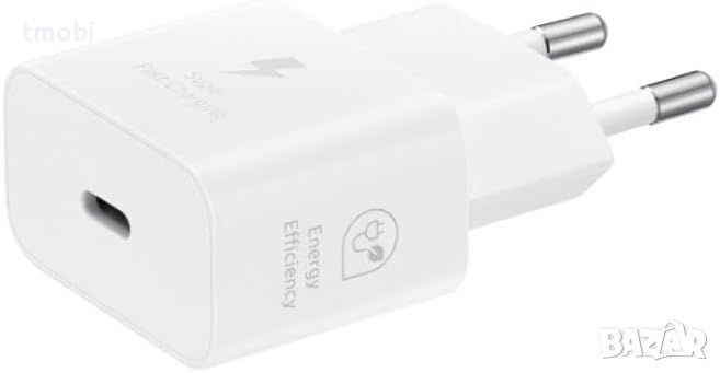 Зарядно Samsung EP-T2510N 25W USB-C GaN за Galaxy A55,A35,A25,A15, снимка 1