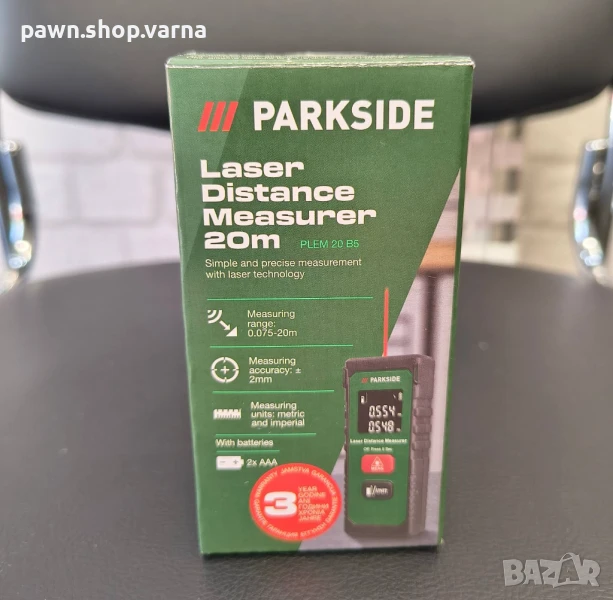 Лазерен далекомер PARKSIDE PLEM 20 B2 - Нов!, снимка 1