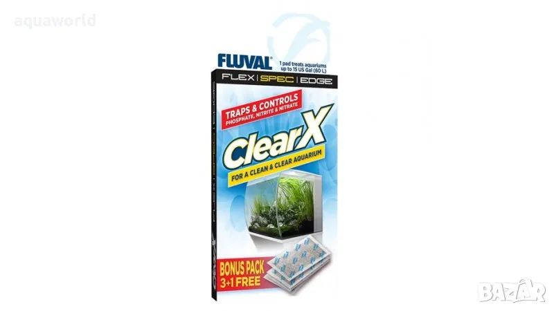 "Безплатна доставка" Алгицид Fluval ClearX, снимка 1