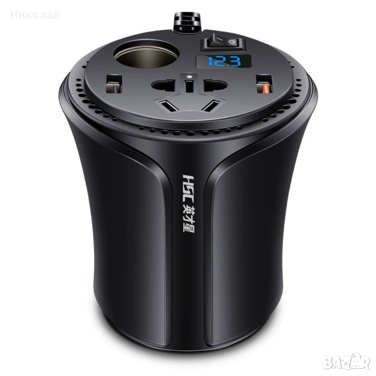 Автомобилен инвертор OZIO 12V → 220V, снимка 1