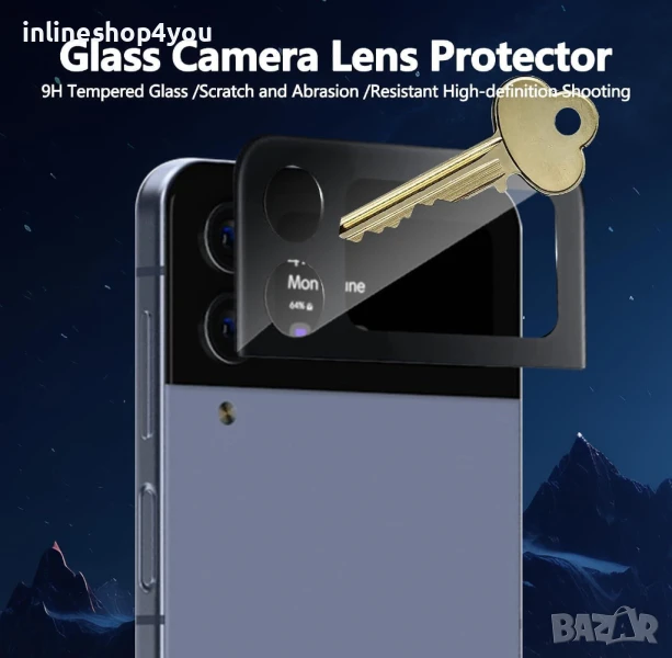 Стъклен Протектор за Samsung Galaxy Z Flip4 - Външен дисплей, снимка 1