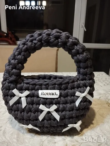 Бутикова плетена чанта , снимка 1