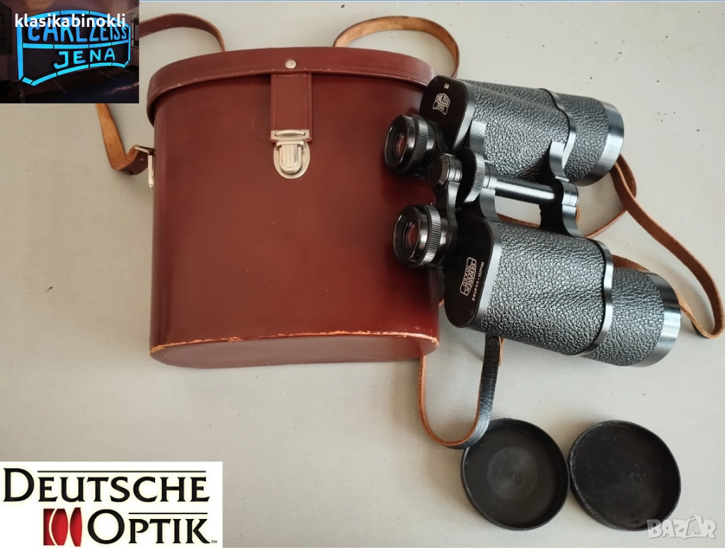 ТОП РЯДЪК Бинокъл Carl Zeiss Jena- Dekarem 10x50-MULTI-COATED, снимка 1