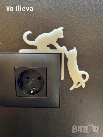 Светеща CatFrame за ключ/контак, снимка 2 - Други стоки за дома - 52208874