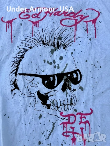 Ed Hardy • Punks Not Dead, снимка 3 - Тениски - 53804076