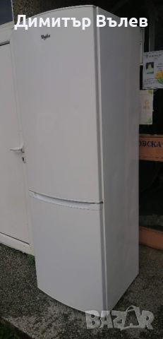 Комбиниран хладилник Whirlpool WBE 3411 A+W с долно стоящ фризер 
Общ обем: 338 л., снимка 1 - Хладилници - 46464523