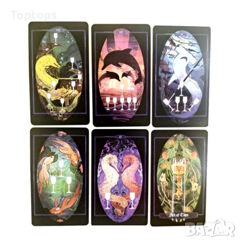 Таро: Children of Litha Tarot & White Numen Tarot & Chrysalis Taro, снимка 8 - Карти за игра - 34173325