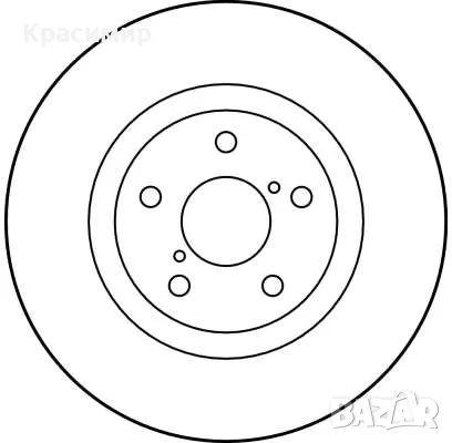 ДИСК СПИРАЧЕН ПРЕДЕН ВЕНТИЛИРАН за SUBARU, снимка 4 - Части - 49855816