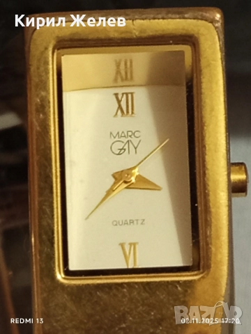 Фешън модел дамски часовник MARK GAY стилен дизайн 26506, снимка 3 - Дамски - 52265262