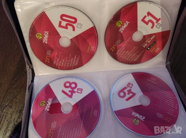 Оригинални Зумба дискове - 28 CD + 1 DVD (ZIN & Mega Mix), снимка 5 - CD дискове - 54110105