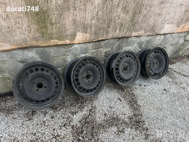 4бр. железни джанти 4х100 - Opel