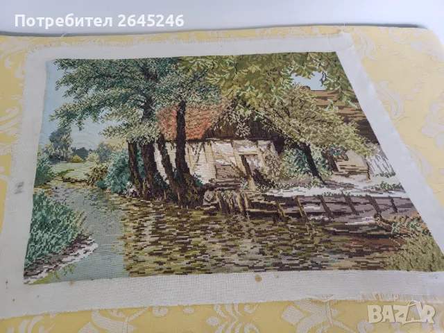 Гоблен Запустялата воденица , снимка 1