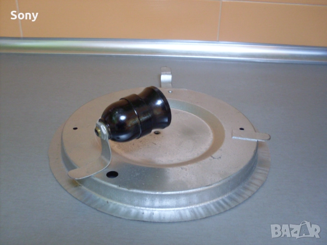 Стари български стъклени плафони, аплици за таван- комплект 2бр., снимка 11 - Антикварни и старинни предмети - 52682073