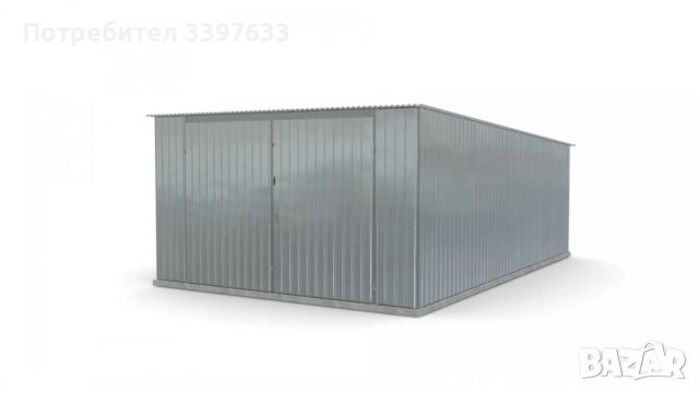Нов поцинкован метален гараж на промо цена до изчерпване на наличностите!, снимка 2 - Други стоки за дома - 46363717