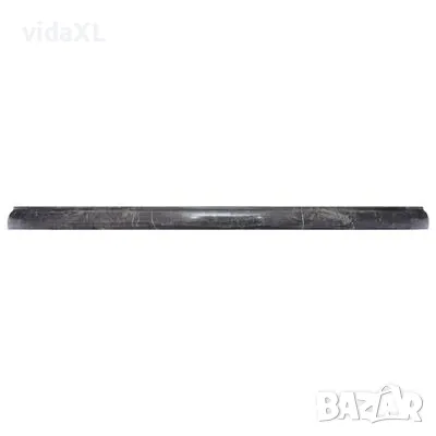 vidaXL Плот за маса, черен, Ø50x2,5 см, мрамор(SKU:149193), снимка 3 - Маси - 49010752