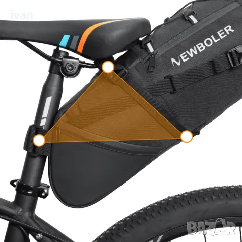 чанта за багажник на велосипед , снимка 6 - Аксесоари за велосипеди - 50042647