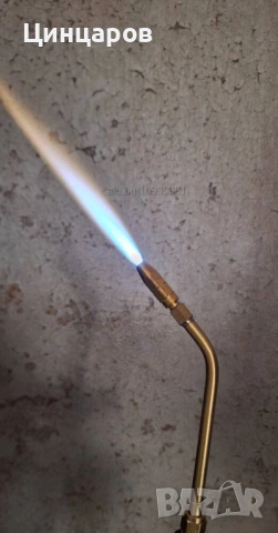 Оксижен комплект-бутилки O2 и газ, горелка с 5бр. дюзи, вентили, маркуч. Горелка Италия , снимка 4 - Други машини и части - 54048514