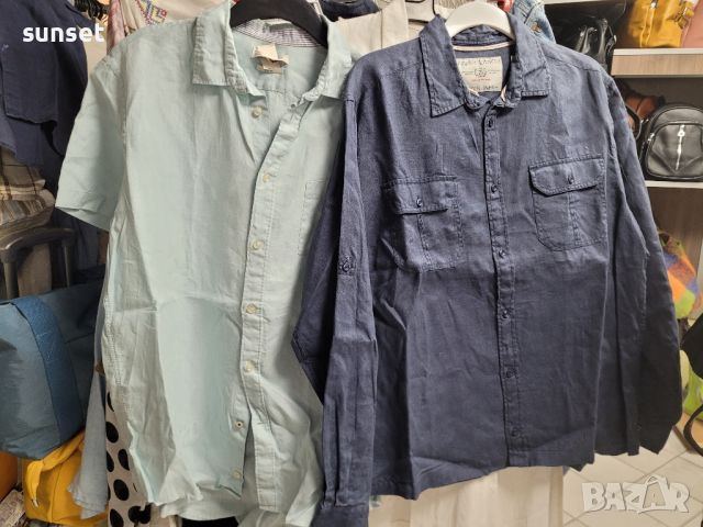 ЛЕНЕНИ мъжки ризи Tommy Hilfiger+..- различни размери и модели, снимка 4 - Ризи - 46446523