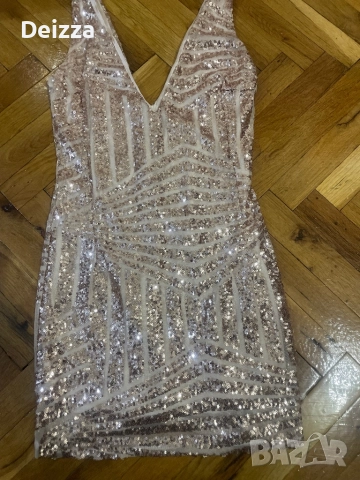 Дамска блестяща рокля, снимка 2 - Рокли - 52393725