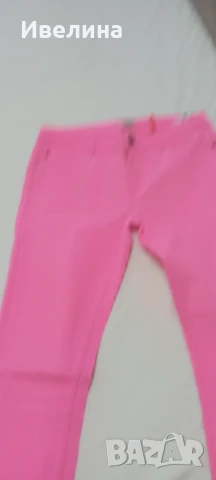 Розови, ластични дънки, м/ л размер, нови