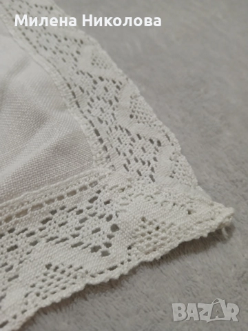 Покривка с бродерия, снимка 2 - Покривки за маси - 52855471
