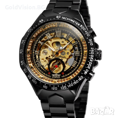 Автоматичен мъжки часовник – WINNER + ПОДАРЪК