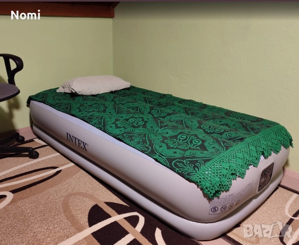 Надуваем матрак с вградена помпа INTEX Raised Comfort, 99 х 191 х 36 см., снимка 6 - Надуваеми легла - 50593996