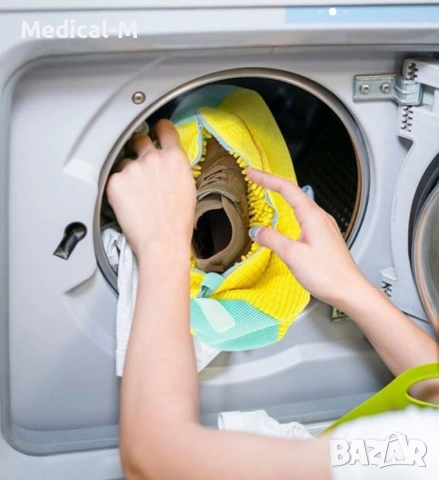 Торба за пране на обувки  с цип и гъст мек пълнеж Megaclean, снимка 6 - Други - 53717071